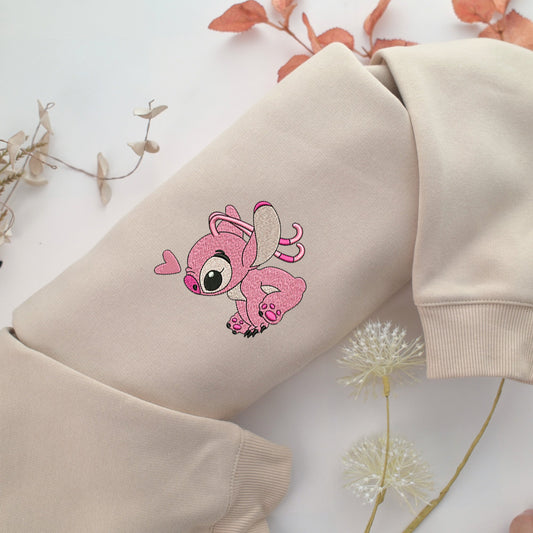Angel Nike Embroidered Sweatshirt, Nike Movie Inspired, Valentine's Day Gifts Idea For Him Her