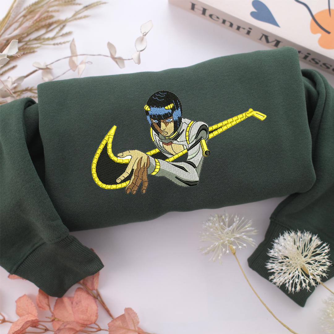 Bruno Bucciarati Swoosh Nike Embroidered Sweatshirt, Nike Movie Inspired, Valentine's Day Gifts Idea For Him Her
