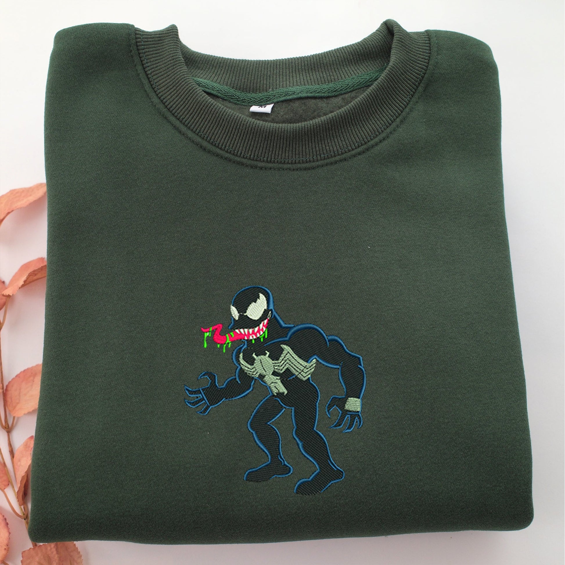Chibi Venom Nike Embroidered Sweatshirt, Nike Movie Inspired, Valentine's Day Gifts Idea For Him Her