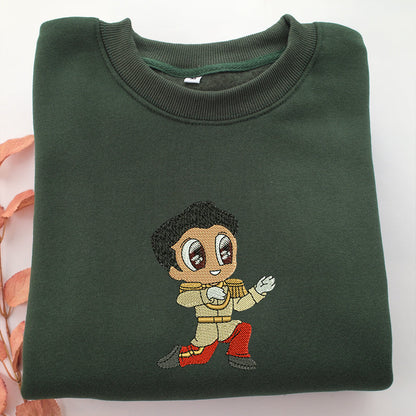 Chibi Prince Charming Embroidery, Disneyland Embroidered Sweatshirt, Movie Disney Inspired, Valentine's Day Gifts Idea For Him Her