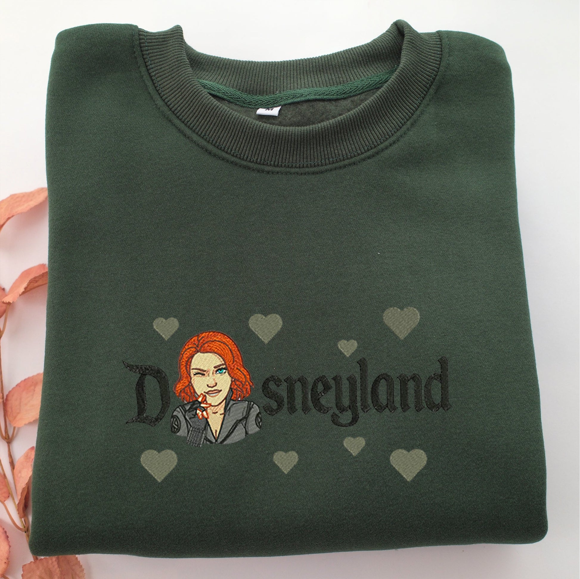 Wanda Half Disneyland Embroidery, Disneyland Embroidered Sweatshirt, Movie Disney Inspired, Valentine's Day Gifts Idea For Him Her