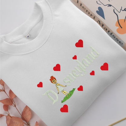 Wilma Disneyland Embroidery, Disneyland Embroidered Sweatshirt, Movie Disney Inspired, Valentine's Day Gifts Idea For Him Her