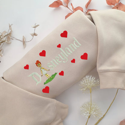 Wilma Disneyland Embroidery, Disneyland Embroidered Sweatshirt, Movie Disney Inspired, Valentine's Day Gifts Idea For Him Her
