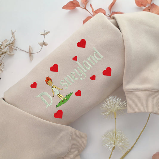 Wilma Disneyland Embroidery, Disneyland Embroidered Sweatshirt, Movie Disney Inspired, Valentine's Day Gifts Idea For Him Her