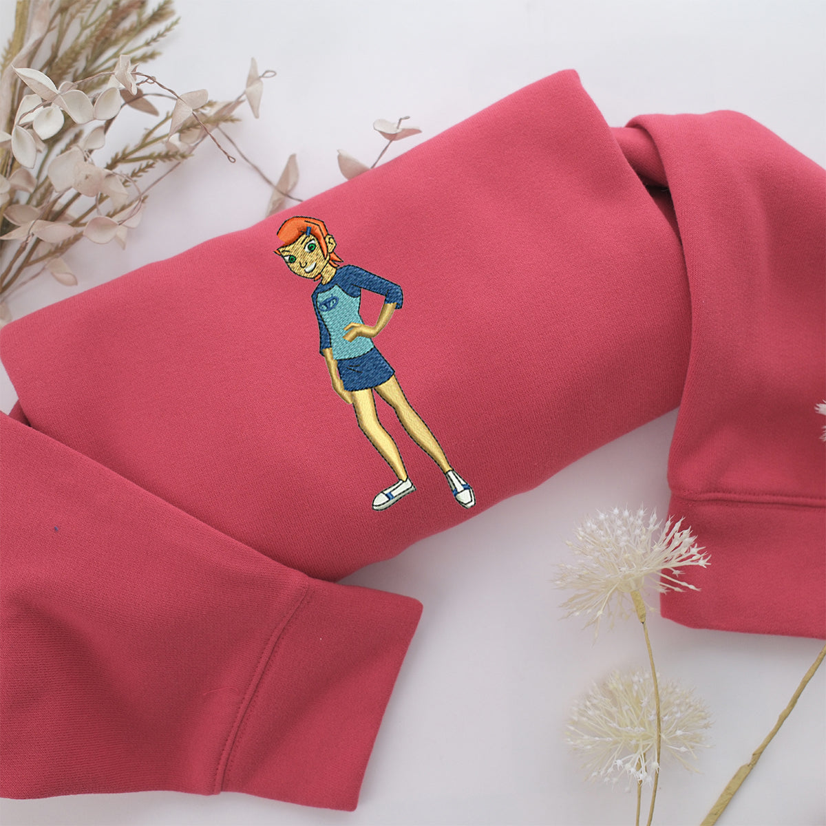 Young Gwen Embroidery, Disneyland Embroidered Sweatshirt, Movie Disney Inspired, Valentine's Day Gifts Idea For Him Her