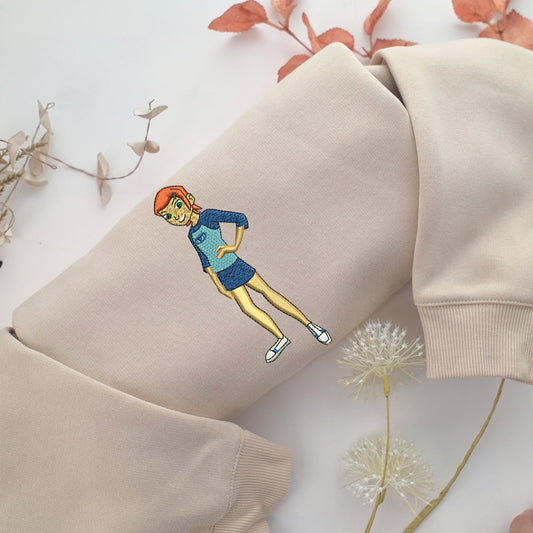 Young Gwen Embroidery, Disneyland Embroidered Sweatshirt, Movie Disney Inspired, Valentine's Day Gifts Idea For Him Her