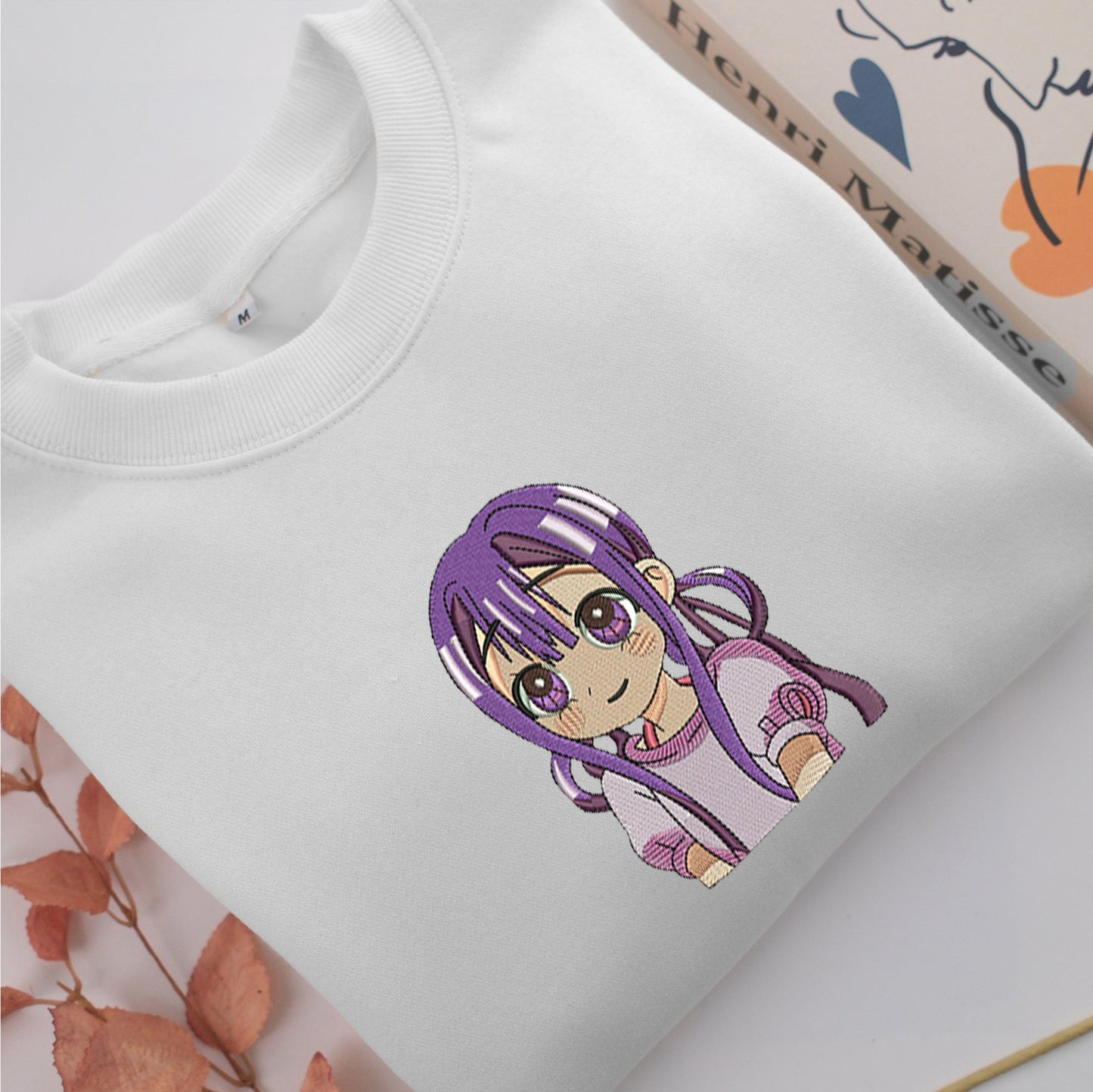 Yashiro Nene Embroidery, Disneyland Embroidered Sweatshirt, Movie Disney Inspired, Valentine's Day Gifts Idea For Him Her