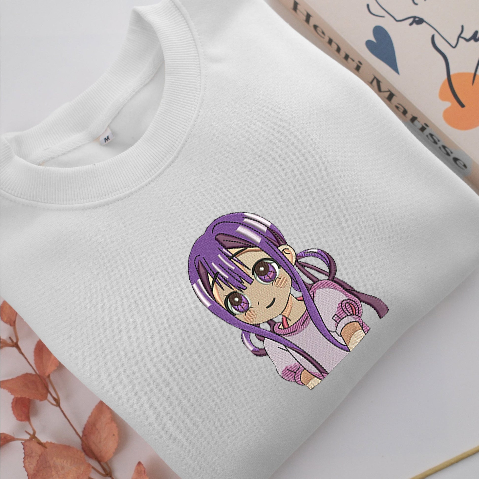 Yashiro Nene Embroidery, Disneyland Embroidered Sweatshirt, Movie Disney Inspired, Valentine's Day Gifts Idea For Him Her