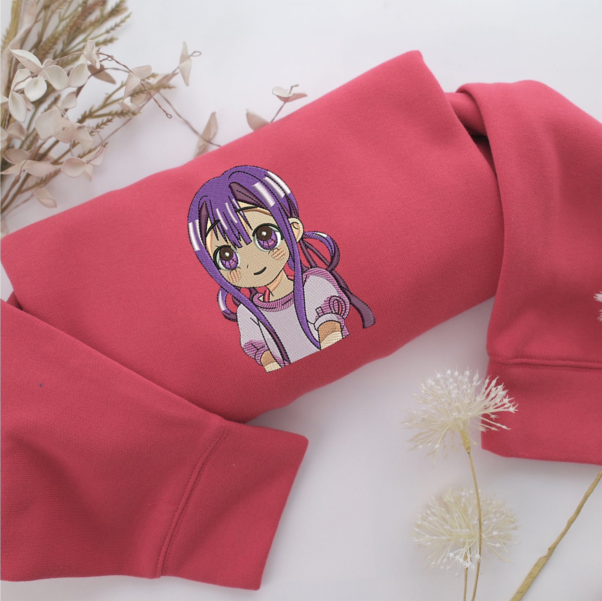 Yashiro Nene Embroidery, Disneyland Embroidered Sweatshirt, Movie Disney Inspired, Valentine's Day Gifts Idea For Him Her