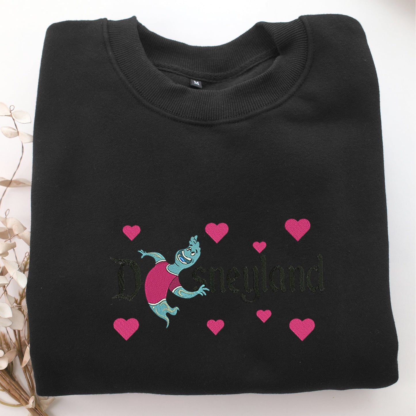 Wade Disneyland Embroidery, Disneyland Embroidered Sweatshirt, Movie Disney Inspired, Valentine's Day Gifts Idea For Him Her