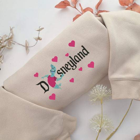 Wade Disneyland Embroidery, Disneyland Embroidered Sweatshirt, Movie Disney Inspired, Valentine's Day Gifts Idea For Him Her