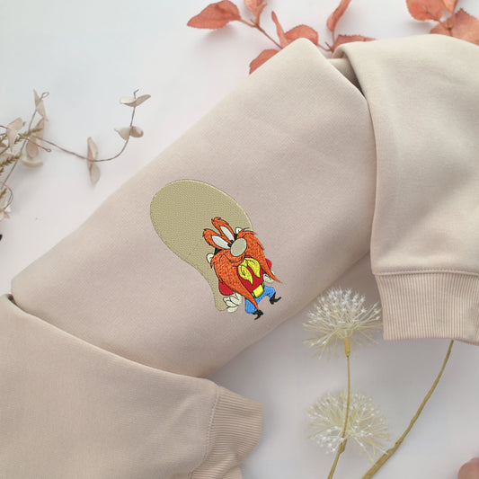 Yosemite Sam Embroidery, Disneyland Embroidered Sweatshirt, Movie Disney Inspired, Valentine's Day Gifts Idea For Him Her