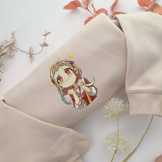 Yashiro Nene v2 Disneyland Embroidery, Disneyland Embroidered Sweatshirt, Movie Disney Inspired, Valentine's Day Gifts Idea For Him Her