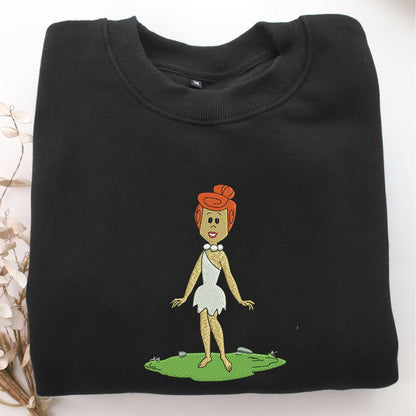 Wilma Embroidery, Disneyland Embroidered Sweatshirt, Movie Disney Inspired, Valentine's Day Gifts Idea For Him Her