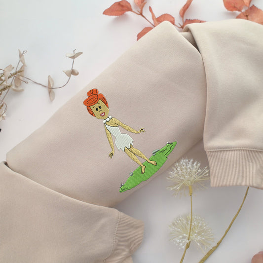 Wilma Embroidery, Disneyland Embroidered Sweatshirt, Movie Disney Inspired, Valentine's Day Gifts Idea For Him Her