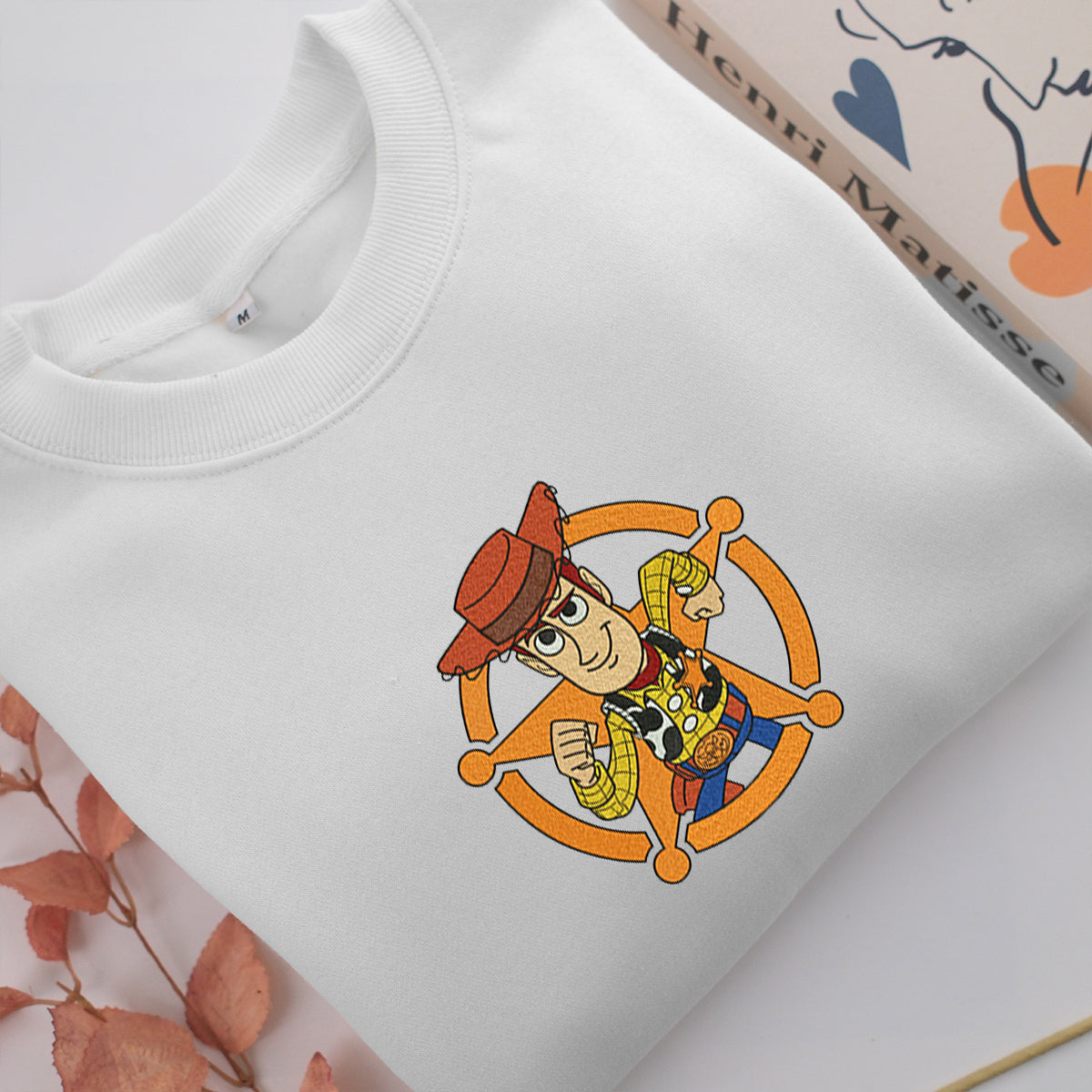Woody Toy Story Embroidery, Disneyland Embroidered Sweatshirt, Movie Disney Inspired, Valentine's Day Gifts Idea For Him Her