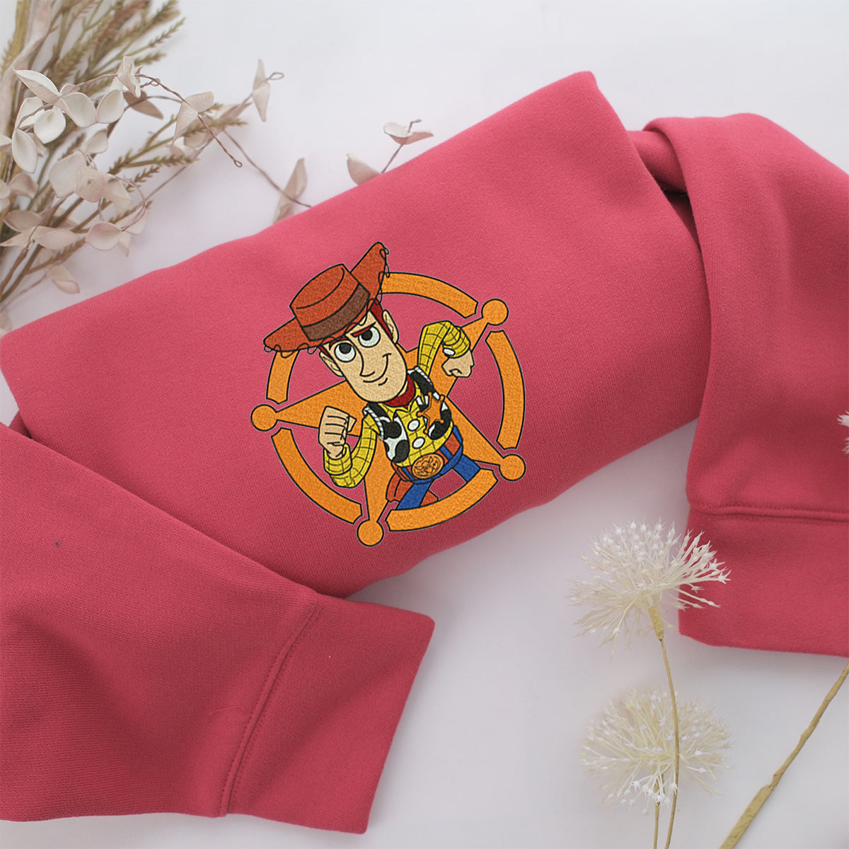 Woody Toy Story Embroidery, Disneyland Embroidered Sweatshirt, Movie Disney Inspired, Valentine's Day Gifts Idea For Him Her