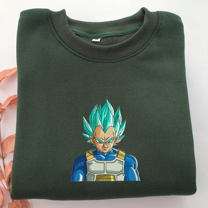 Vegeta Embroidery, Disneyland Embroidered Sweatshirt, Movie Disney Inspired, Valentine's Day Gifts Idea For Him Her