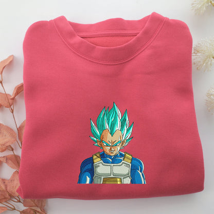 Vegeta Embroidery, Disneyland Embroidered Sweatshirt, Movie Disney Inspired, Valentine's Day Gifts Idea For Him Her