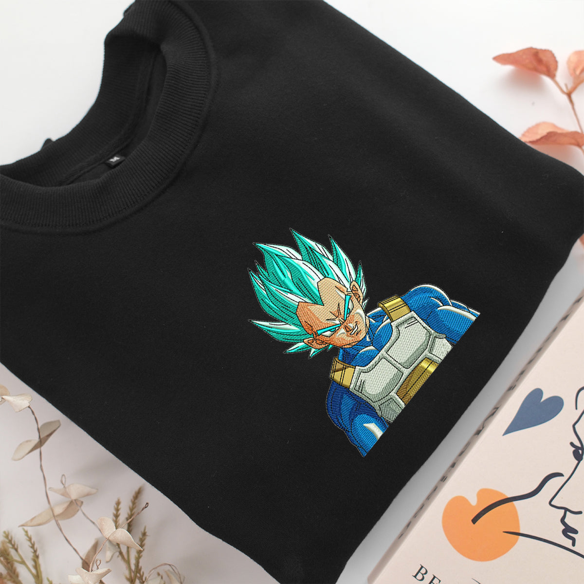 Vegeta Embroidery, Disneyland Embroidered Sweatshirt, Movie Disney Inspired, Valentine's Day Gifts Idea For Him Her