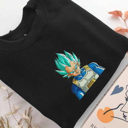 Vegeta Embroidery, Disneyland Embroidered Sweatshirt, Movie Disney Inspired, Valentine's Day Gifts Idea For Him Her