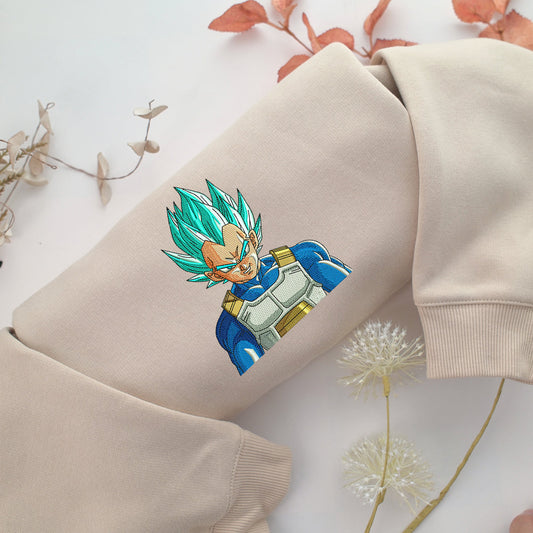 Vegeta Embroidery, Disneyland Embroidered Sweatshirt, Movie Disney Inspired, Valentine's Day Gifts Idea For Him Her