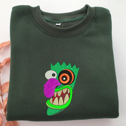 Boga Boga Boga Mask Embroidery, Disneyland Embroidered Sweatshirt, Movie Disney Inspired, Valentine's Day Gifts Idea For Him Her
