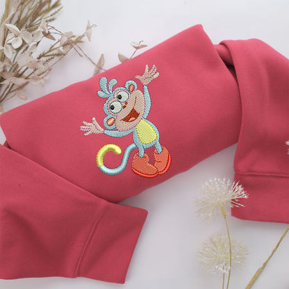Boots v1 Embroidery, Disneyland Embroidered Sweatshirt, Movie Disney Inspired, Valentine's Day Gifts Idea For Him Her