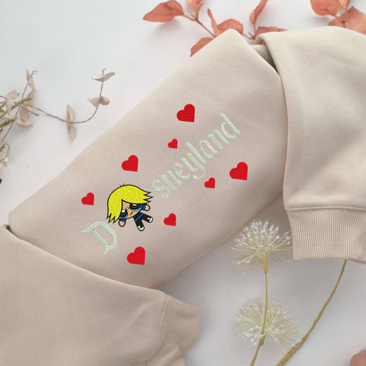 Boomer Disneyland Embroidery, Disneyland Embroidered Sweatshirt, Movie Disney Inspired, Valentine's Day Gifts Idea For Him Her