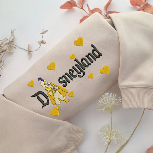Aladdin v2 Disneyland Embroidery, Disneyland Embroidered Sweatshirt, Movie Disney Inspired, Valentine's Day Gifts Idea For Him Her