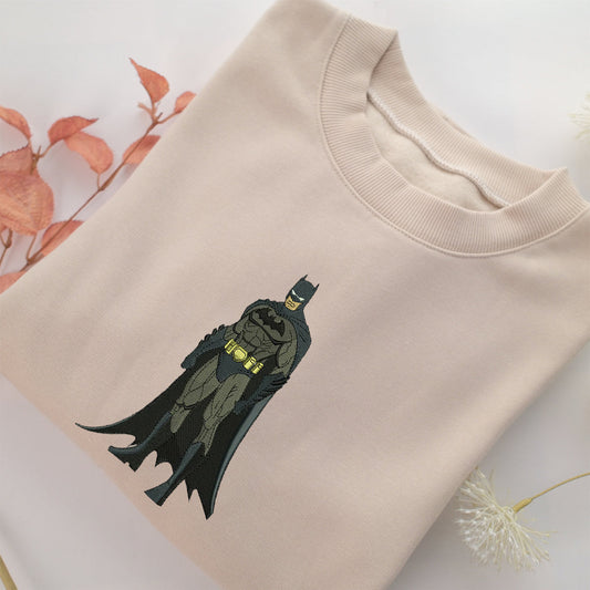 Batman Embroidery, Disneyland Embroidered Sweatshirt, Movie Disney Inspired, Valentine's Day Gifts Idea For Him Her