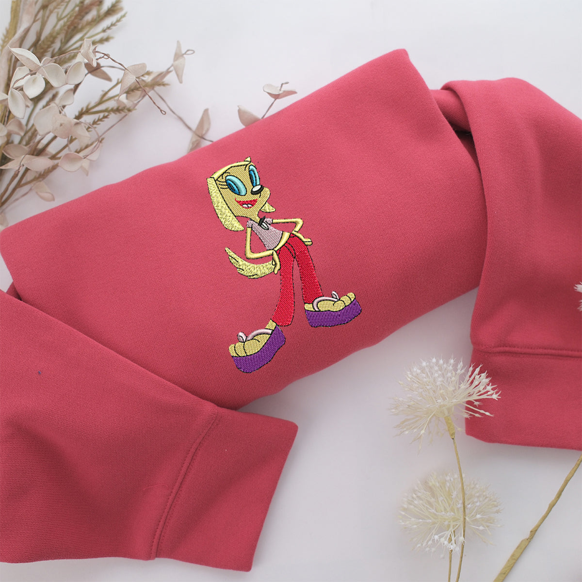 Brandy Harrington Embroidery, Disneyland Embroidered Sweatshirt, Movie Disney Inspired, Valentine's Day Gifts Idea For Him Her