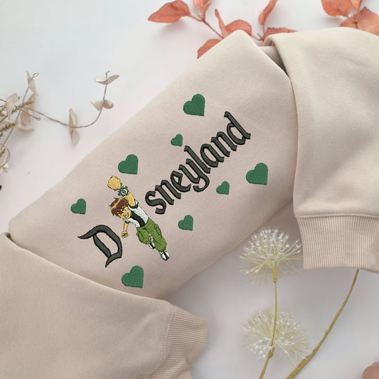 Ben 10 Disneyland Embroidery, Disneyland Embroidered Sweatshirt, Movie Disney Inspired, Valentine's Day Gifts Idea For Him Her