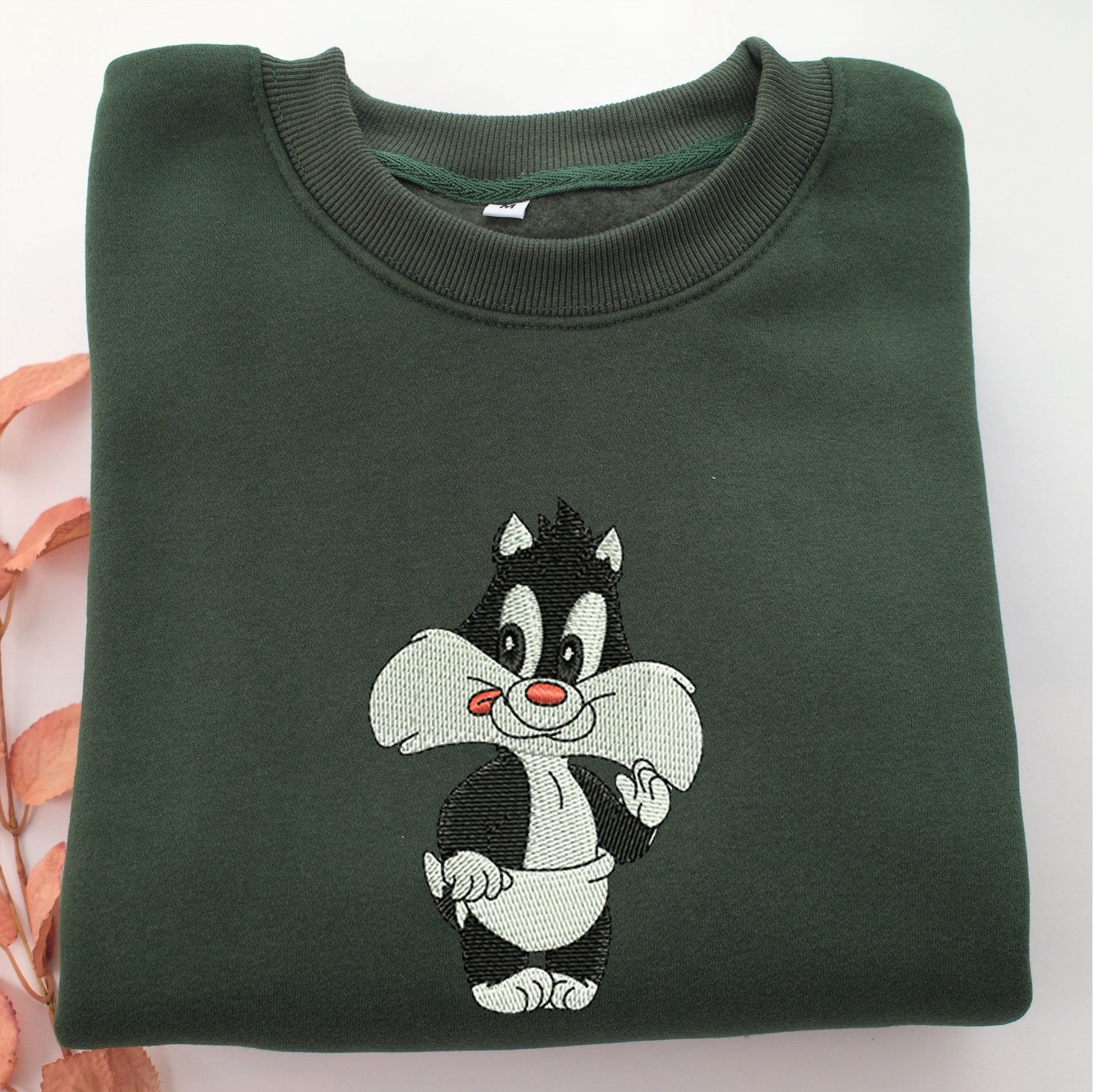 Baby Sylvester Embroidery, Disneyland Embroidered Sweatshirt, Movie Disney Inspired, Valentine's Day Gifts Idea For Him Her