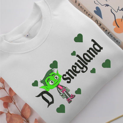 Beast Boy Disneyland Embroidery, Disneyland Embroidered Sweatshirt, Movie Disney Inspired, Valentine's Day Gifts Idea For Him Her