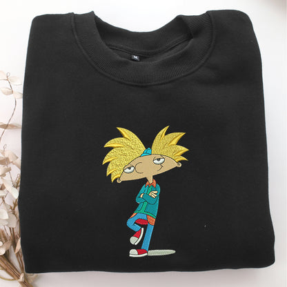 Arnold Embroidery, Disneyland Embroidered Sweatshirt, Movie Disney Inspired, Valentine's Day Gifts Idea For Him Her