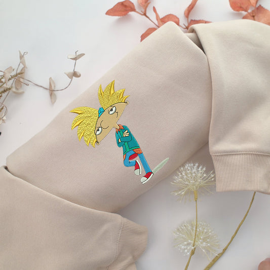 Arnold Embroidery, Disneyland Embroidered Sweatshirt, Movie Disney Inspired, Valentine's Day Gifts Idea For Him Her