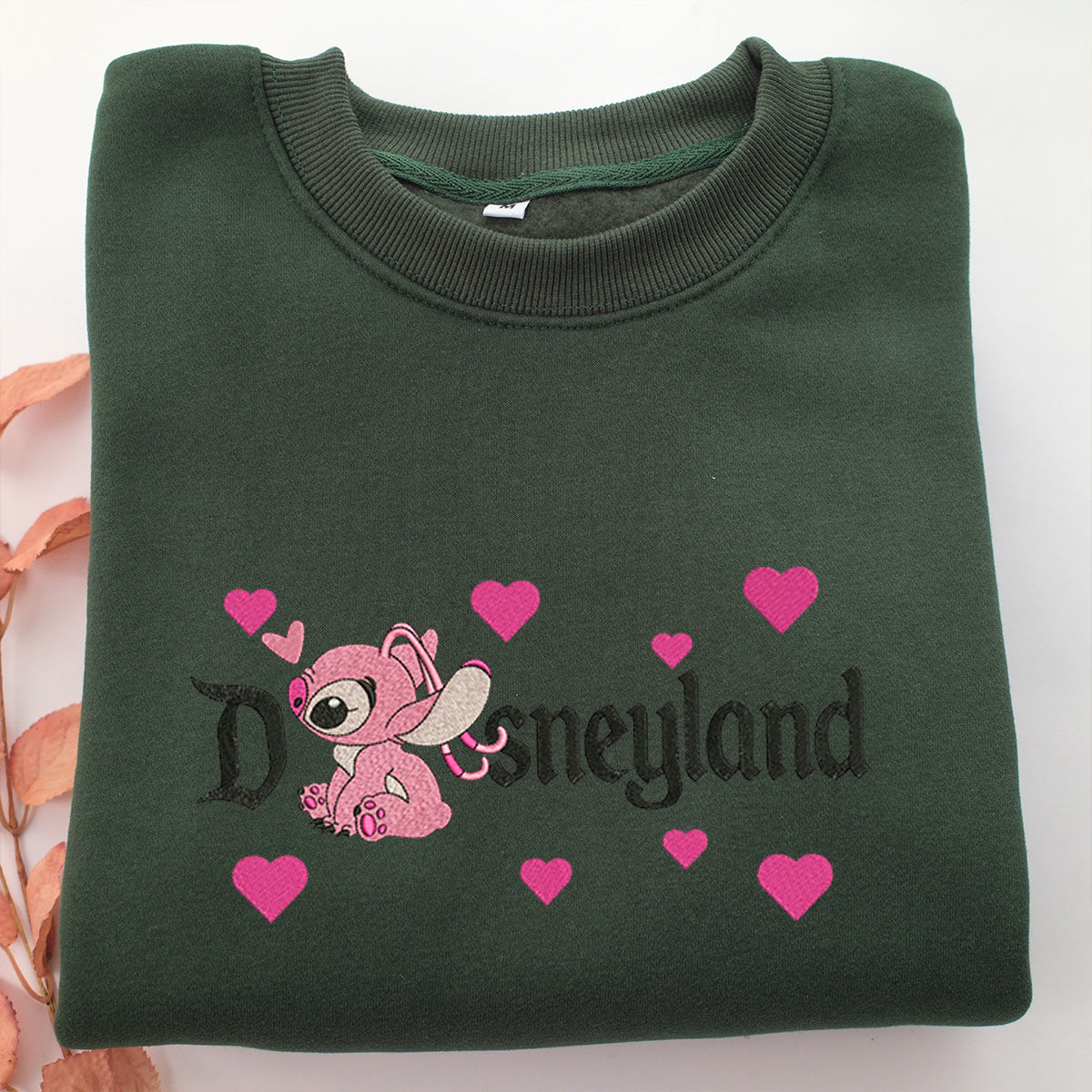 Angel Disneyland Embroidery, Disneyland Embroidered Sweatshirt, Movie Disney Inspired, Valentine's Day Gifts Idea For Him Her