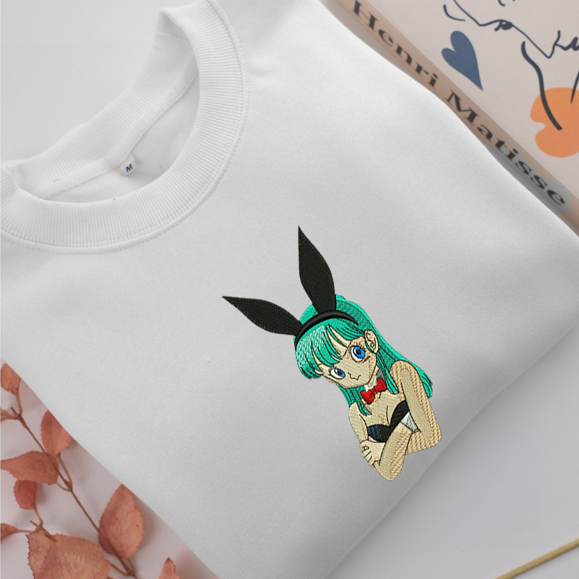 Bulma Half Embroidery, Disneyland Embroidered Sweatshirt, Movie Disney Inspired, Valentine's Day Gifts Idea For Him Her