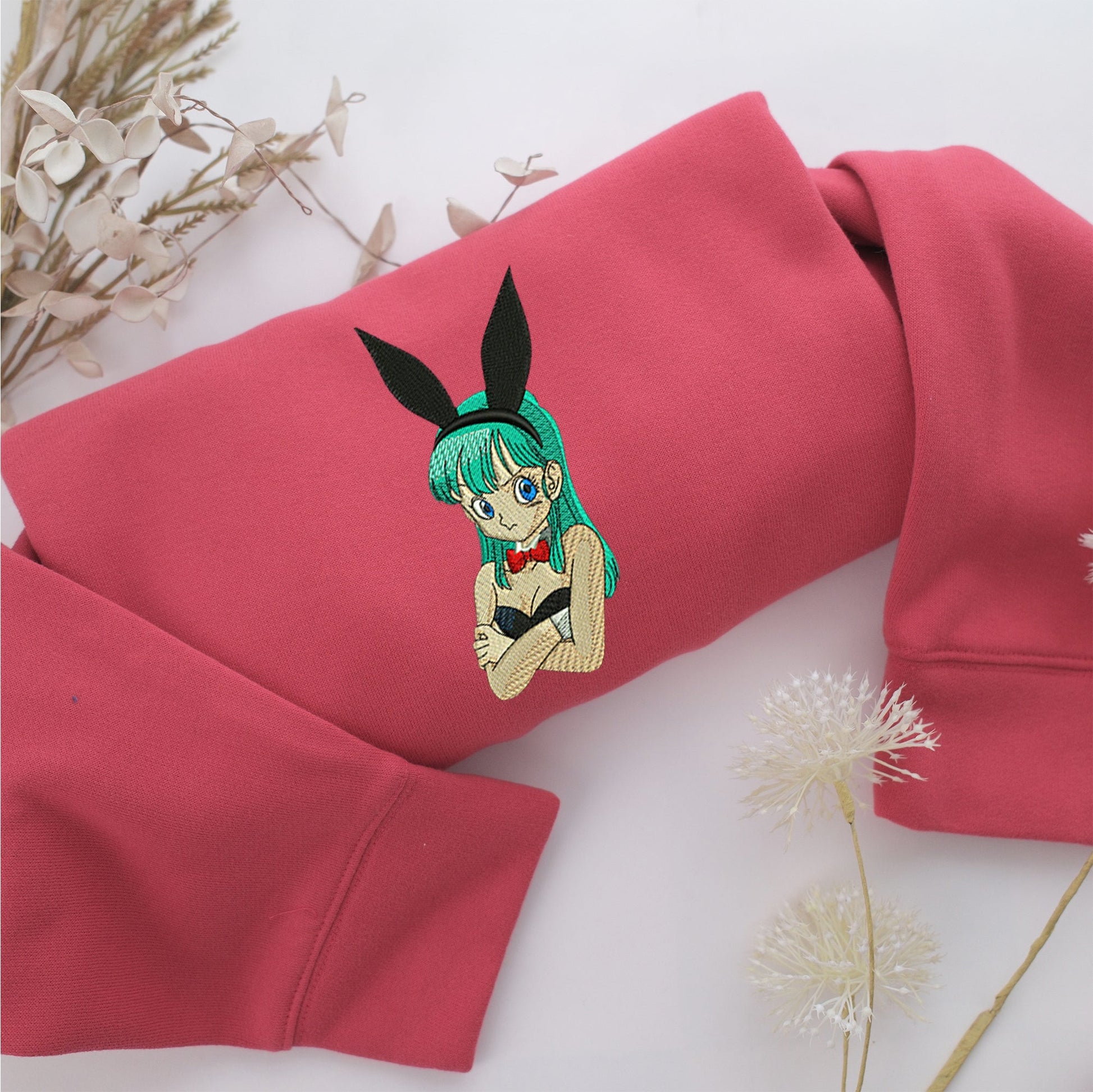 Bulma Half Embroidery, Disneyland Embroidered Sweatshirt, Movie Disney Inspired, Valentine's Day Gifts Idea For Him Her