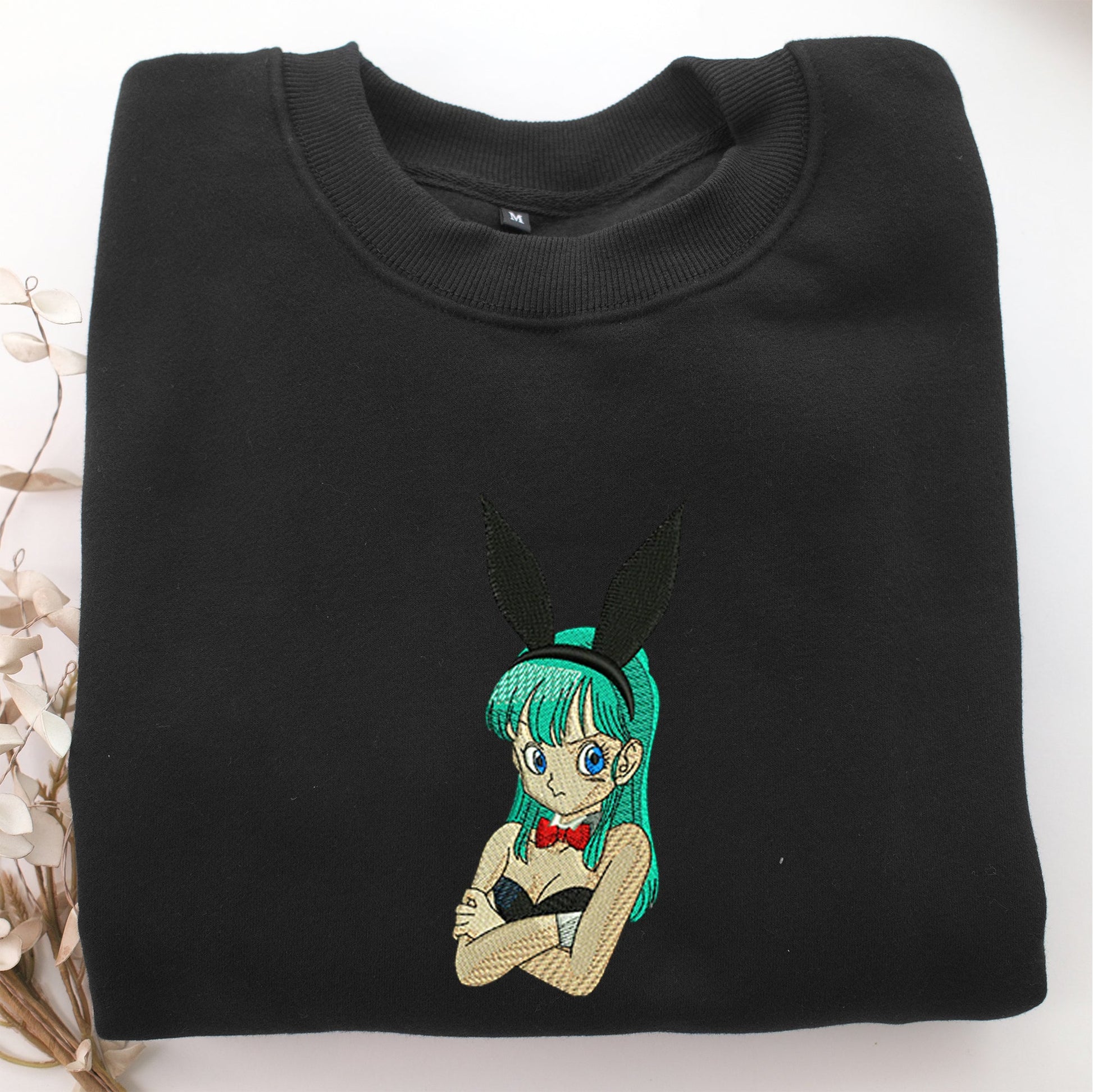 Bulma Half Embroidery, Disneyland Embroidered Sweatshirt, Movie Disney Inspired, Valentine's Day Gifts Idea For Him Her