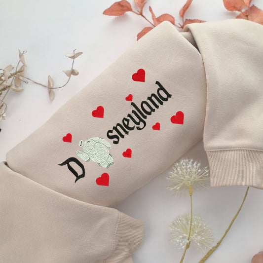 Baymax Disneyland Embroidery, Disneyland Embroidered Sweatshirt, Movie Disney Inspired, Valentine's Day Gifts Idea For Him Her