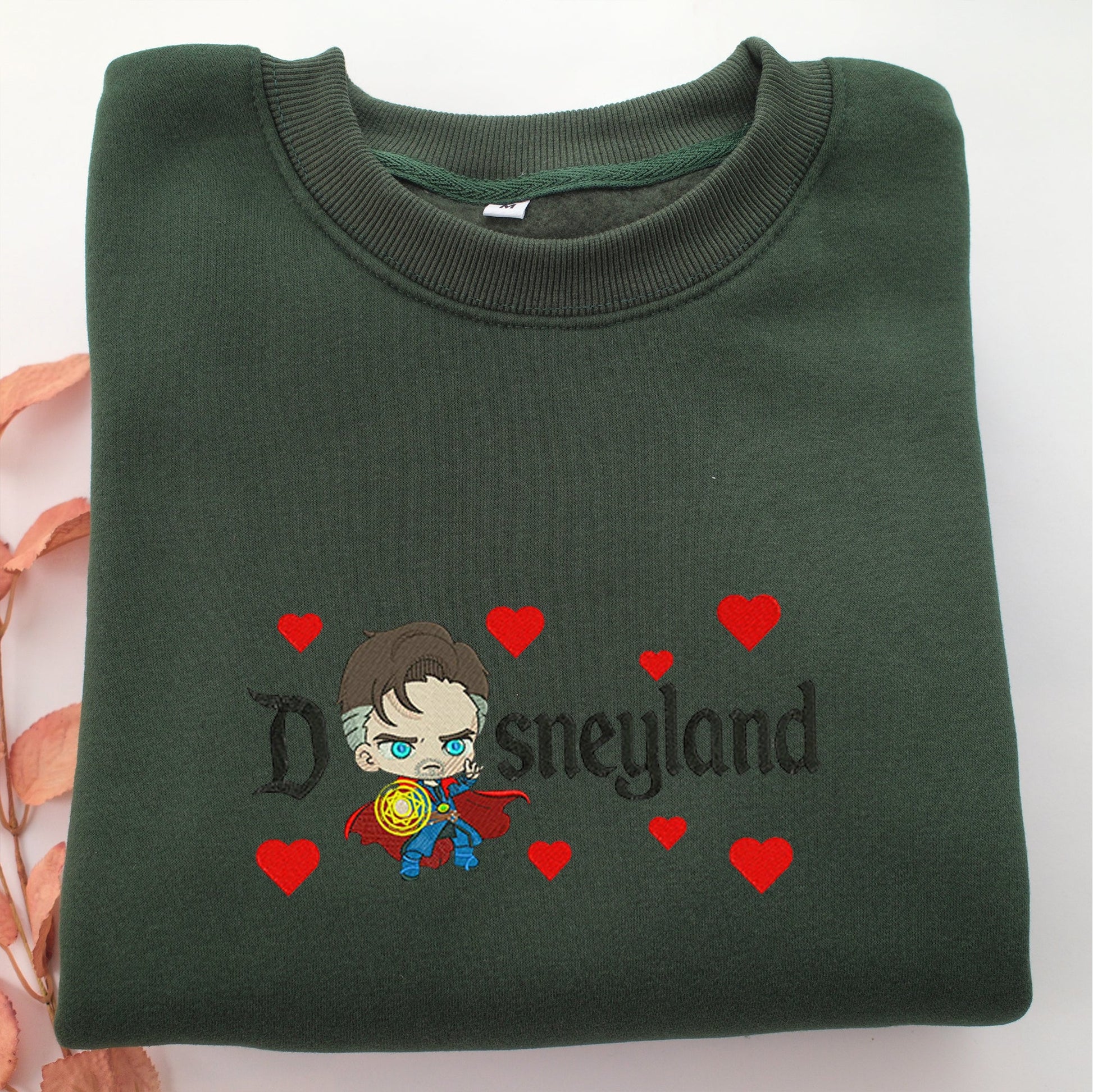 Chibi Doctor Strange Disneyland Embroidery, Disneyland Embroidered Sweatshirt, Movie Disney Inspired, Valentine's Day Gifts Idea For Him Her