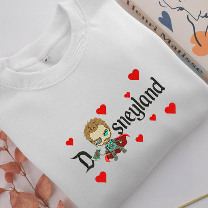 Chibi Thor Disneyland Embroidery, Disneyland Embroidered Sweatshirt, Movie Disney Inspired, Valentine's Day Gifts Idea For Him Her