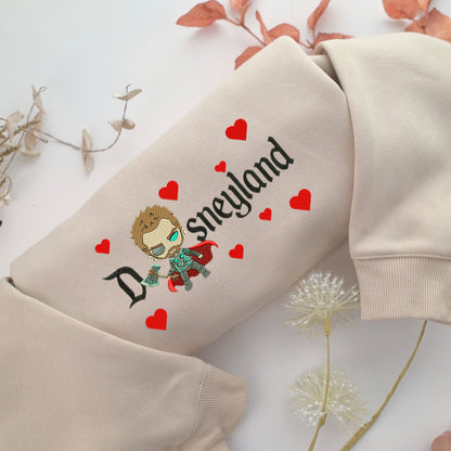 Chibi Thor Disneyland Embroidery, Disneyland Embroidered Sweatshirt, Movie Disney Inspired, Valentine's Day Gifts Idea For Him Her