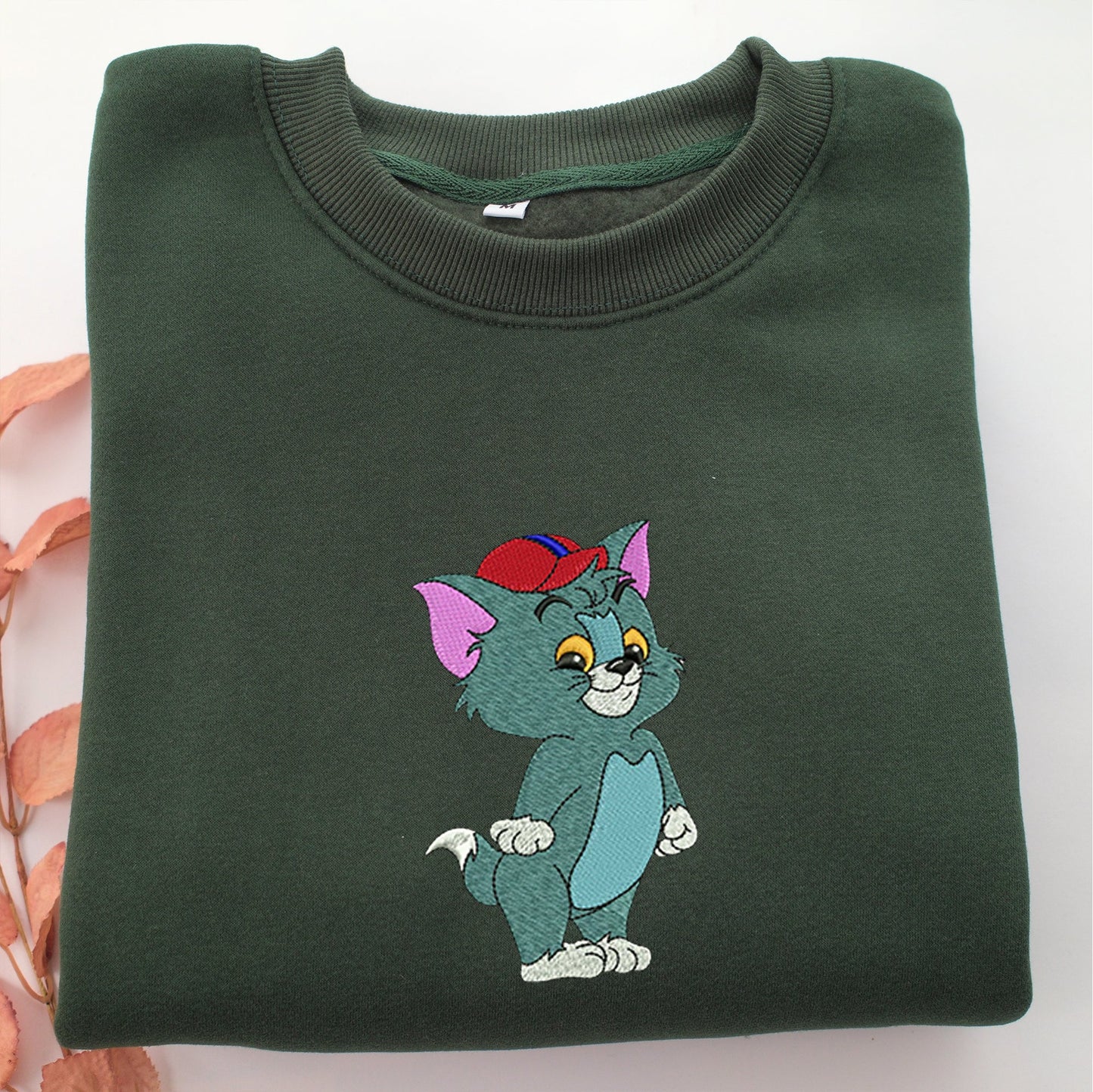 Chibi Tom Embroidery, Disneyland Embroidered Sweatshirt, Movie Disney Inspired, Valentine's Day Gifts Idea For Him Her