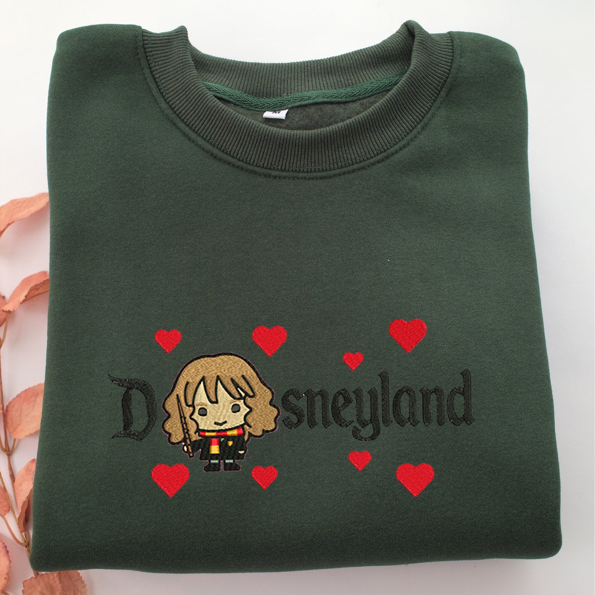 Chibi Hermione Granger v2 Disneyland Embroidery, Disneyland Embroidered Sweatshirt, Movie Disney Inspired, Valentine's Day Gifts Idea For Him Her