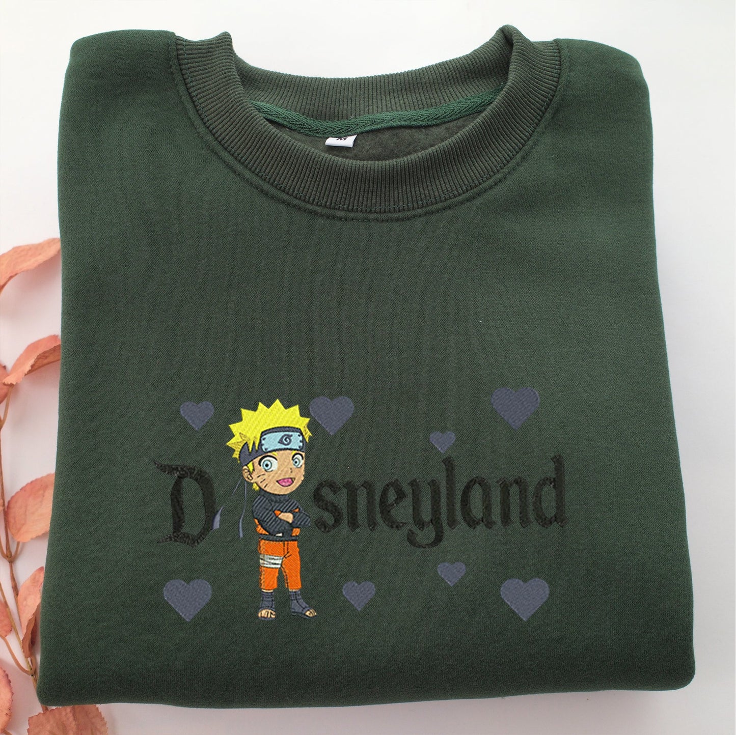 Chibi Naruto v2 Disneyland Embroidery, Disneyland Embroidered Sweatshirt, Movie Disney Inspired, Valentine's Day Gifts Idea For Him Her