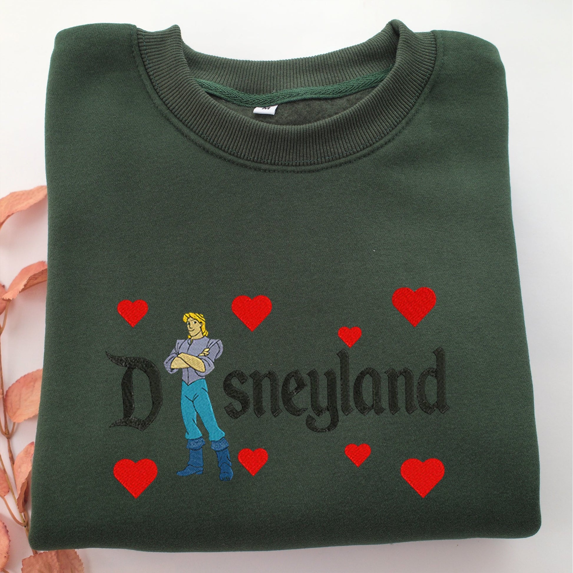 John Smith Disneyland Embroidery, Disneyland Embroidered Sweatshirt, Movie Disney Inspired, Valentine's Day Gifts Idea For Him Her