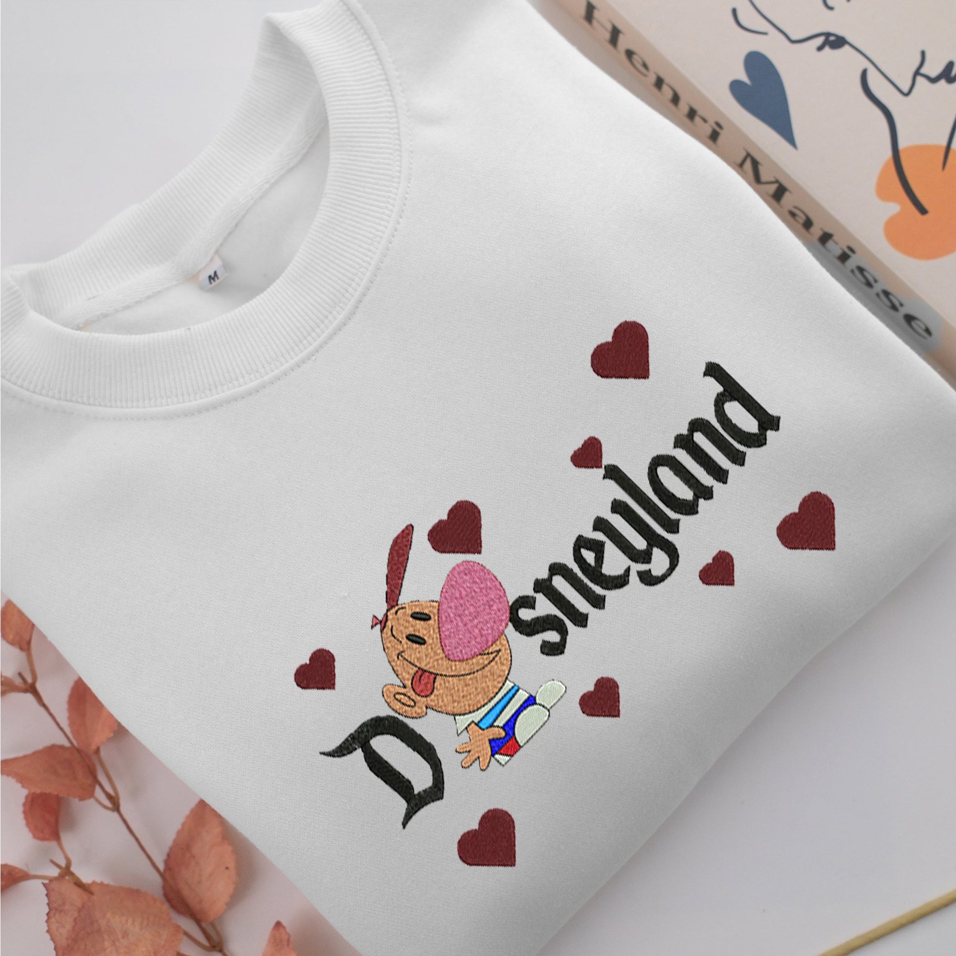 Billy Disneyland Embroidery, Disneyland Embroidered Sweatshirt, Movie Disney Inspired, Valentine's Day Gifts Idea For Him Her